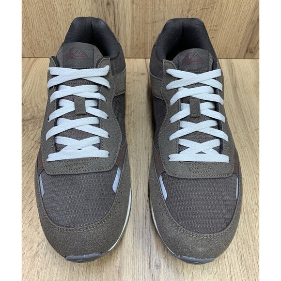Quiksilver Beaumont Mens 10.5 EE Wide Brown Casual Sneakers Mesh Suede main image 10